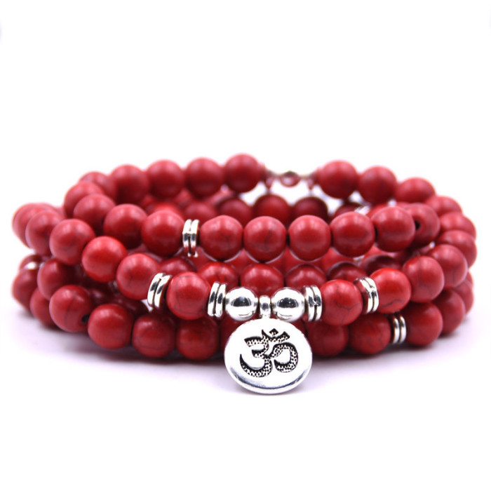 Amazon Cross-Border Hot Sale Natural Stone Bracelet Men's Versatile Volcanic Stone Bracelet Women's Niche Accessories Cultural Play Jewelry