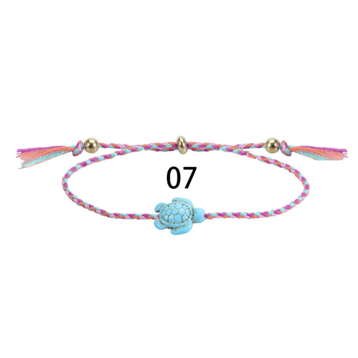 New Turtle Anklet Bohemian Style Beach Surfing Anklet Multi-Color Manufacturer Long-Term in Stock