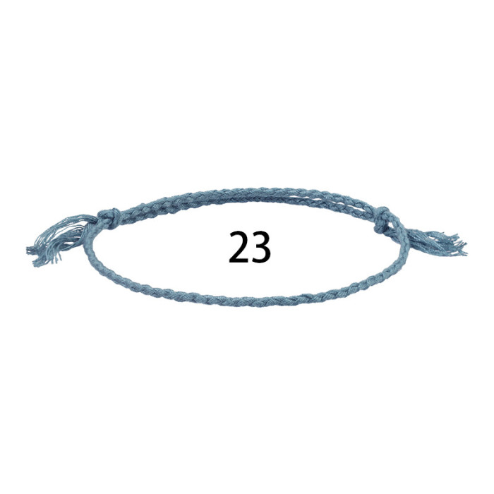Amazon Hot-Selling Cotton Thread Woven Bracelet Bohemian Style Simple Versatile Bracelet Long-Term In-Stock Supply