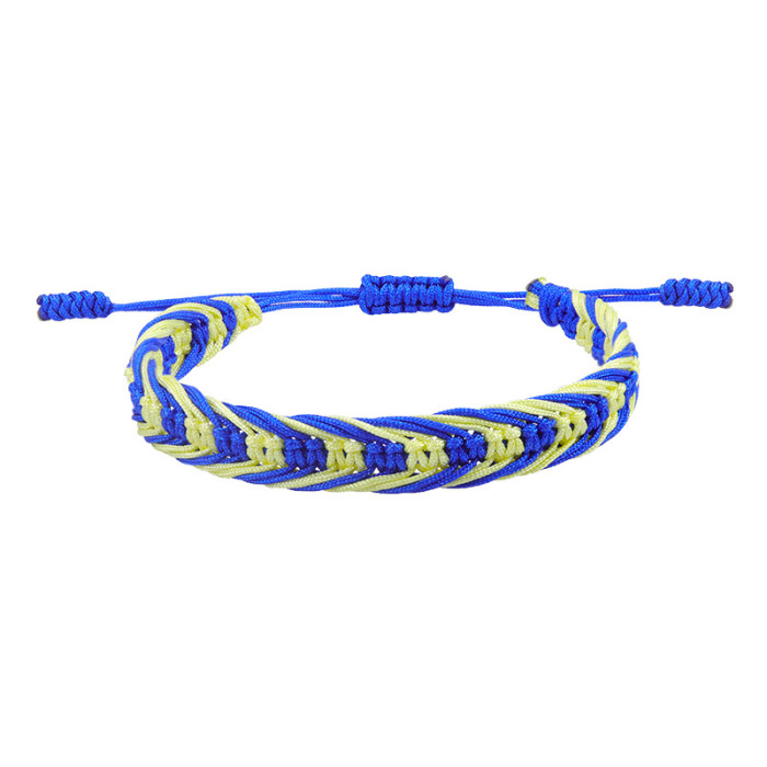 Cross-border New Bohemian Style Colorful Woven Bracelet Ethnic Style Rainbow Woven Bracelet Manufacturer In Stock