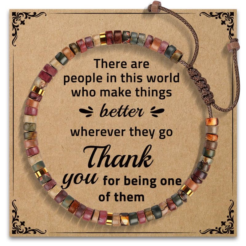 Cross-Border Hot Selling Hand-Woven Adjustable Bracelet Card Blessing Message Birthday Gift Blessing Card Factory Direct Sale