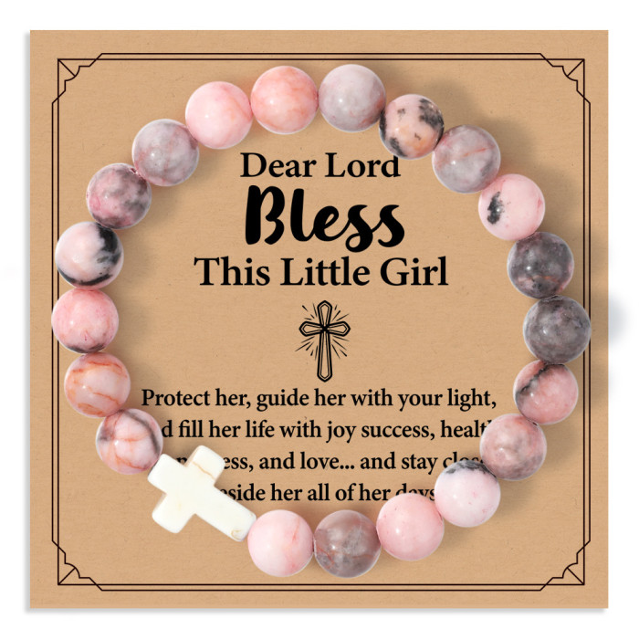 Cross-Border Fashion Tiger Eye Morganite Heart Bracelet for Women Green Aventurine Beaded Bracelet TK Amazon TEMU Hot Sale Wholesale