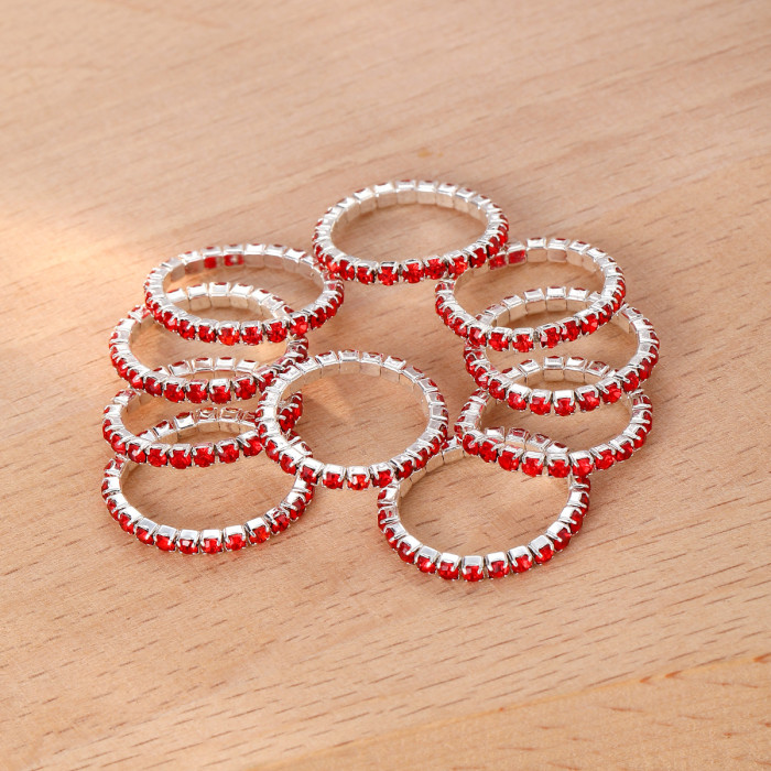 Joint Toe Rings Fashionable Personality Geometric Women's Outdoor Beach Open Toe Rings 10-Piece Set for Women