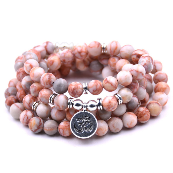 Amazon Cross-Border Hot Sale Natural Stone Bracelet Men's Versatile Volcanic Stone Bracelet Women's Niche Accessories Cultural Play Jewelry