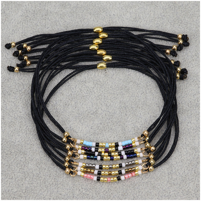New 9-shaped Needle Beaded Bracelet Japanese Rice Beads Hand-woven Bracelet Amazon Cross-border Hot-selling Jewelry Wholesale