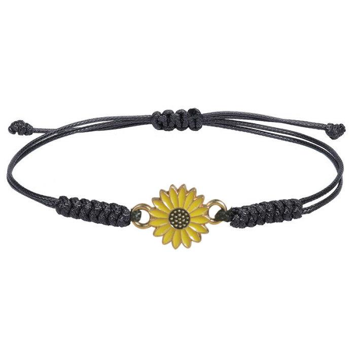 Cross-Border Hot-Selling Hand-Woven Baseball Football Basketball Volleyball Alloy Bracelet Source Factory In Stock