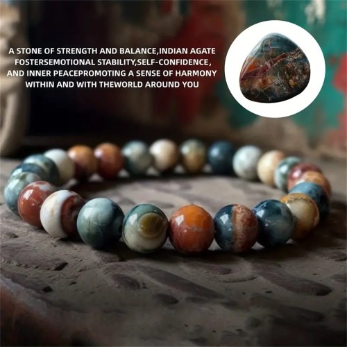 Summer Rice Bead Bracelet New Temu Hot-Selling 6mm Beaded Bracelet Bestselling Unisex
