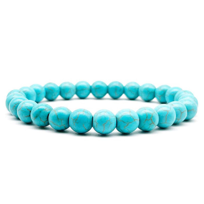 Amazon Hot Selling 8mm Cat's Eye Stone Pink Amethyst Bead Bracelet for Women Elastic Cord Agate Stone Bead Bracelet Wholesale