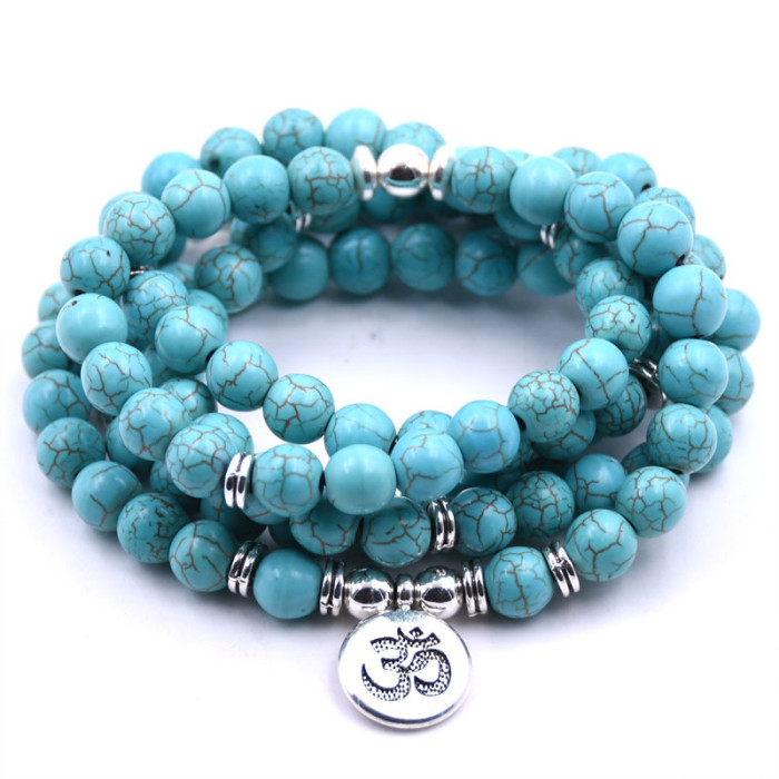 Amazon Cross-Border Hot Sale Natural Stone Bracelet Men's Versatile Volcanic Stone Bracelet Women's Niche Accessories Cultural Play Jewelry