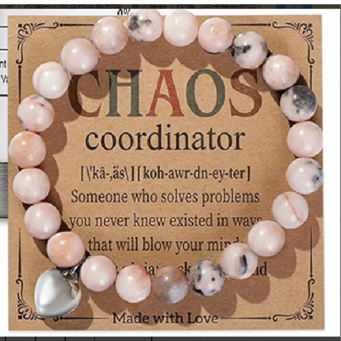 Cross-Border Hot-Selling Men's Fashion Braided Bracelet Obsidian Matte Tiger Eye Stone Volcanic Stone Beaded Pink Zebra Bracelet