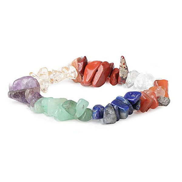 Amazon Hot Selling Jewelry Colorful Natural Crystal Stone Irregular Crystal Women's Bracelet Manufacturer Wholesale