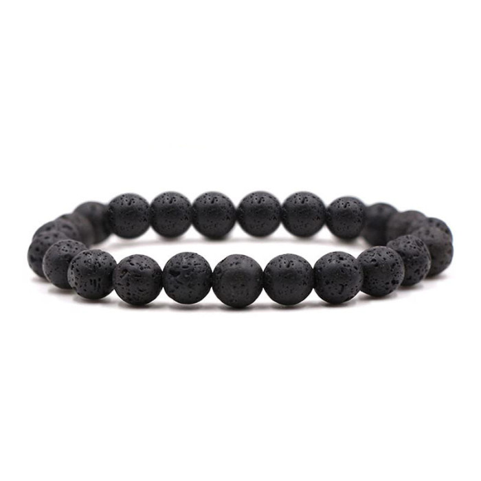 Amazon European and American 8MM Agate Tiger Eye Stone Handmade Beaded Bracelet Set Hematite Bracelet Export