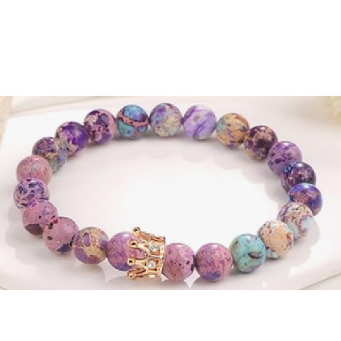 Amazon Hot-Selling Obsidian Men's Football Rugby Volleyball Hand-Woven Bracelet New Women's Beaded Bracelet