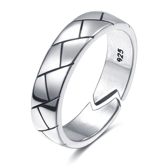 Cross-Border Source European and American Metal Jewelry Open Couple Rings Exaggerated Style Punk Style Adjustable Rings Wholesale