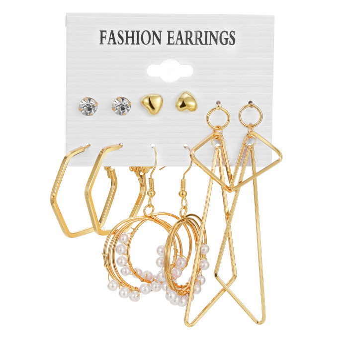 Long Tassel Butterfly Earrings Asymmetric Alloy Pearl Butterfly Pendant Earrings Clip-On Earrings