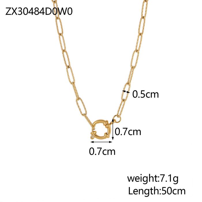 Round Tag with Multi-color Rhinestones Accessories Pendant DIY Jewelry Necklace Matching Accessories