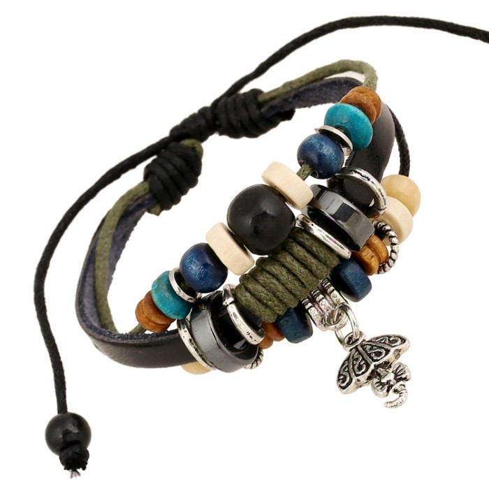 New Best-Selling Genuine Leather Bracelet Factory Direct Sale Hot Recommendation Cowhide Bracelet Supports Small Wholesale