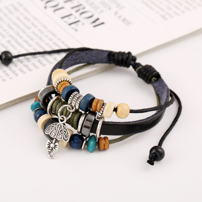 New Best-Selling Genuine Leather Bracelet Factory Direct Sale Hot Recommendation Cowhide Bracelet Supports Small Wholesale