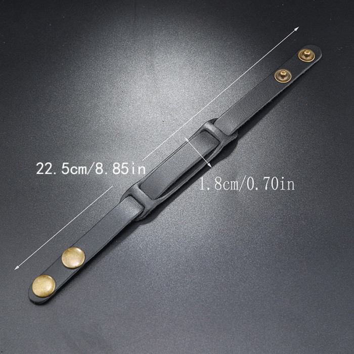 Punk New Jewelry Simple Creative Retro Leather Bracelet Style Versatile Men's Bracelet