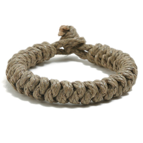 Punk New Style Factory Direct Handmade Woven Vintage Hemp Rope Bracelet Simple Casual Bracelet Jewelry Cross-Border Supply