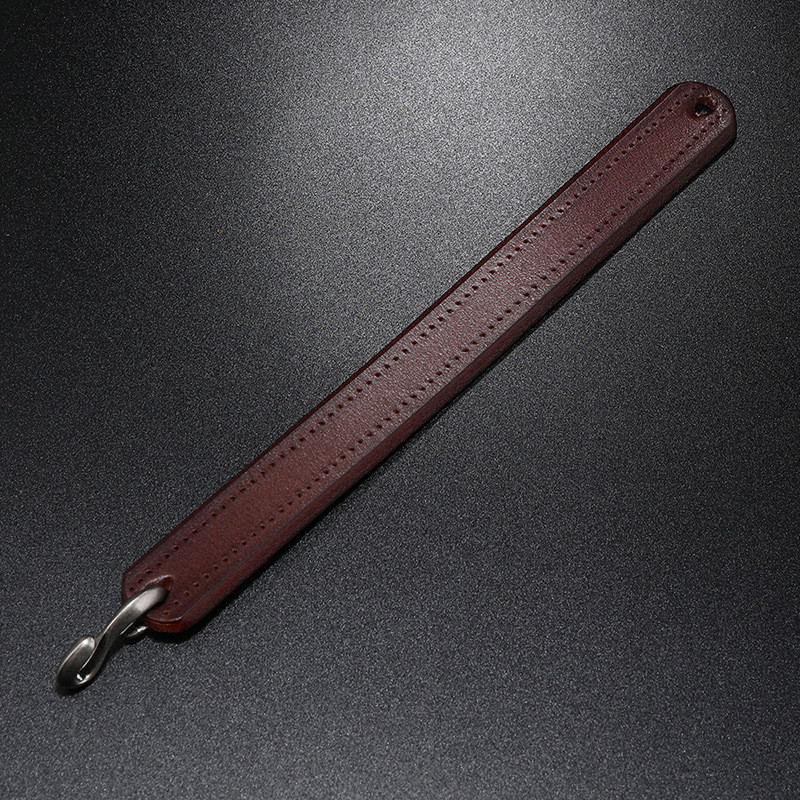 Simple Versatile S Hook Retro Men's Leather Bracelet European and American Fashion Trendy Men's Bracelet Smooth Personalized Cowhide Bracelet