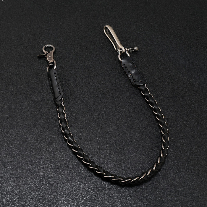 Trendy Punk Men and Women Pants Chain Hip Hop Decoration Pants Hanging Chain Accessories Chain Hanging Ornament Metal Denim Chain Waist Chain