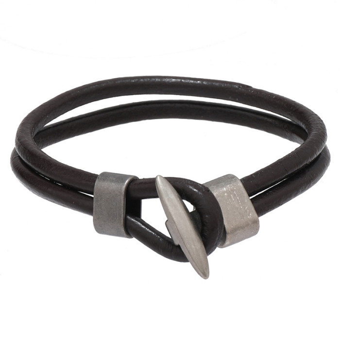 New Retro Jewelry Simple Personality Leather Bracelet Trendy Fresh Couple Jewelry Bracelet Source