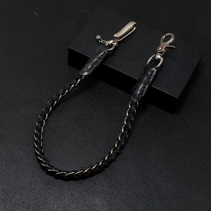 Trendy Punk Men and Women Pants Chain Hip Hop Decoration Pants Hanging Chain Accessories Chain Hanging Ornament Metal Denim Chain Waist Chain