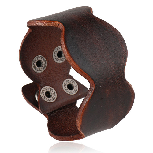 European and American Hot-Selling New Jewelry Simple Fashion Creative Vintage Leather Bracelet Personality Outfit Trendy Accessories