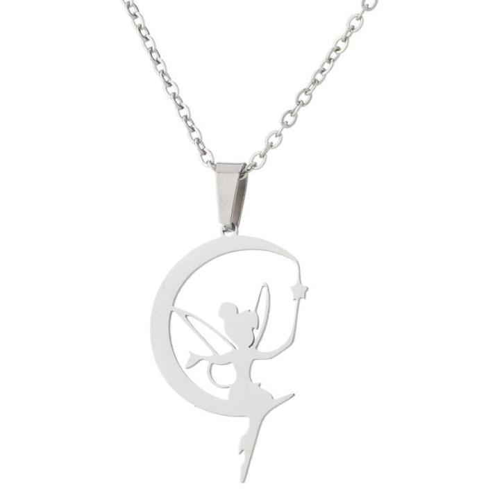 Korean Style New Personality Butterfly Necklace for Girls, Fresh Stainless Steel Collarbone Chain, Manufacturer's In-...
