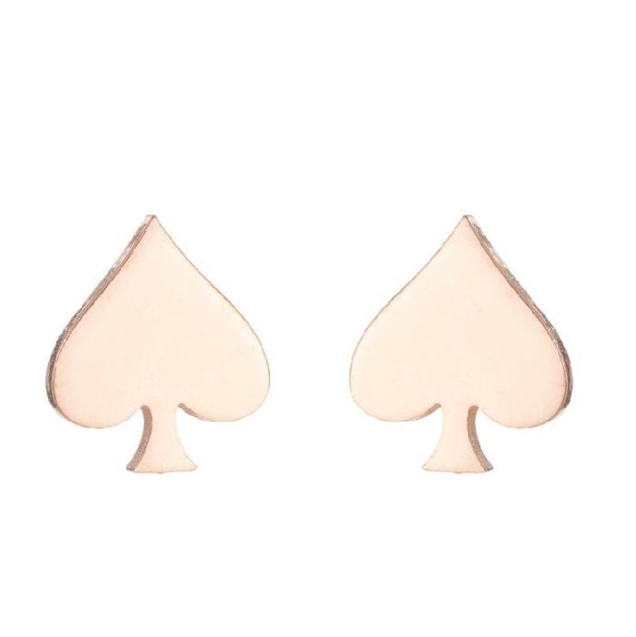 Amazon Fashion New Earrings Ins Heart Stud Earrings Triangle Round Square Geometric Simple Weekly Stud Earrings