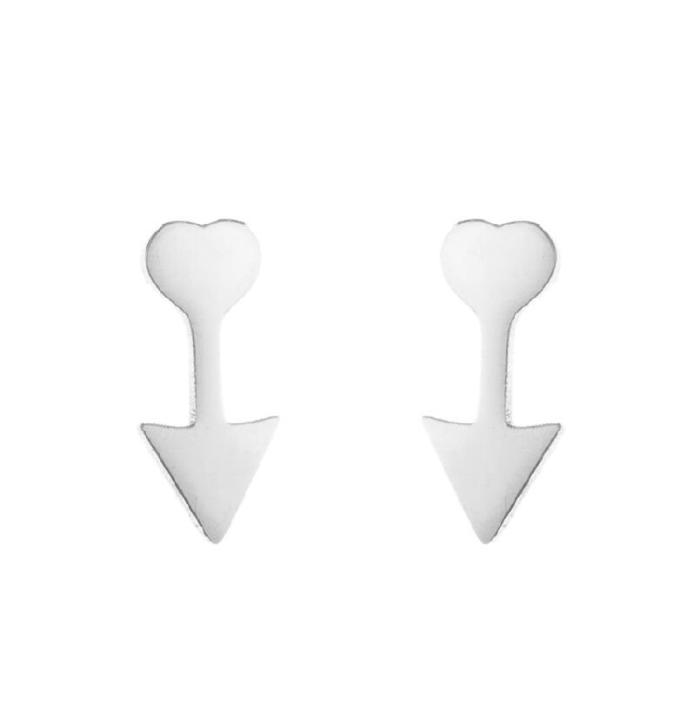 New Flower Earrings Ins Female Casual Ear Jewelry Temperament Geometric Maple Leaf Star Cherry Love Earrings