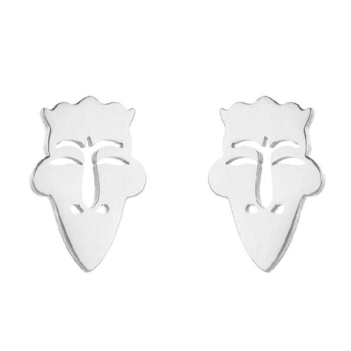 European and American Cross-Border Ear Jewelry Simple Style Fashion Halloween Pumpkin Ghost Skull Spider Web Earrings Wholesale