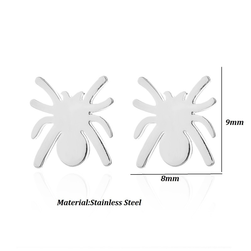 European and American Cross-Border Ear Jewelry Simple Style Fashion Halloween Pumpkin Ghost Skull Spider Web Earrings Wholesale