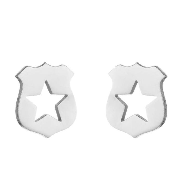 Amazon New Heart-shaped Earrings Ins Style Feminine Korean-style Women's Halloween Accessories Smiley Heart-shaped Earrings Wholesale