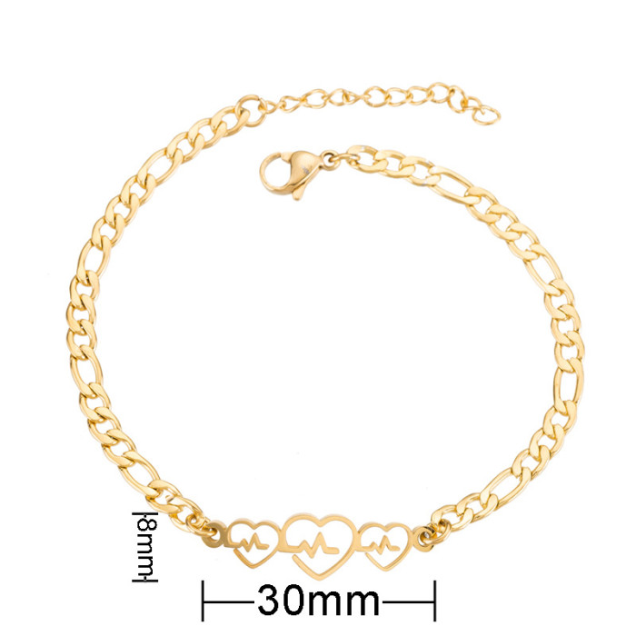 Jewelry for Women Stainless Steel Butterfly Christmas Bracelet Snowflake Elephant Heart Couple Bracelet Moon Star Bracelet