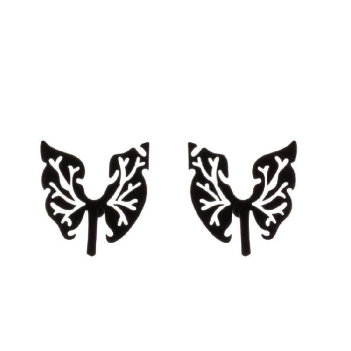 Amazon New Heart-shaped Earrings Ins Style Feminine Korean-style Women's Halloween Accessories Smiley Heart-shaped Earrings Wholesale