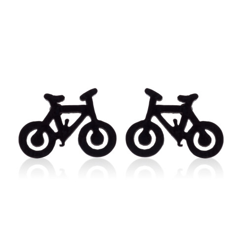European and American Simple New Bicycle Earrings Ins Fashion Simple Women's Travel Bicycle Earrings In Stock Wholesale