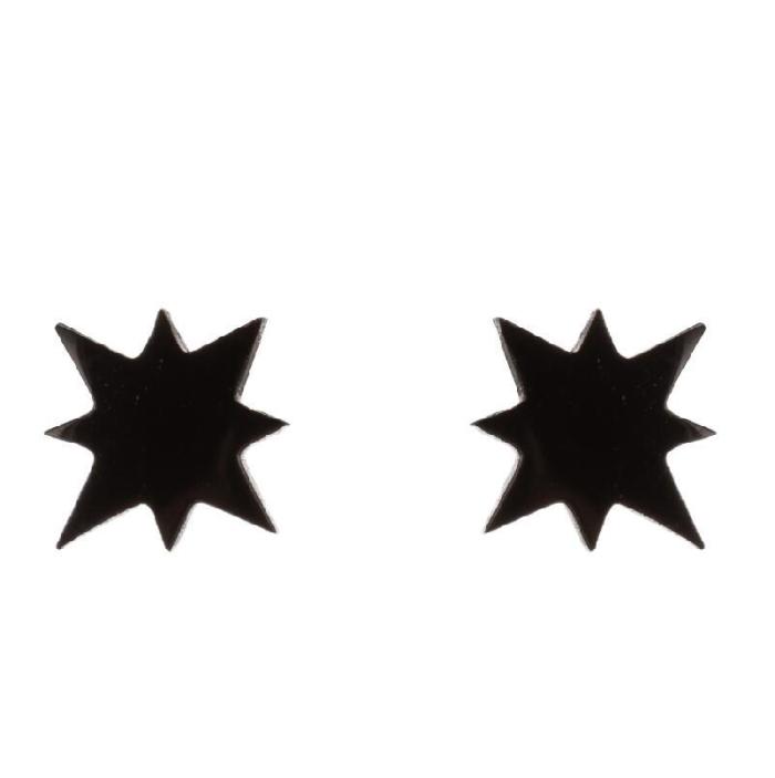 Amazon Fashion New Earrings Ins Heart Stud Earrings Triangle Round Square Geometric Simple Weekly Stud Earrings