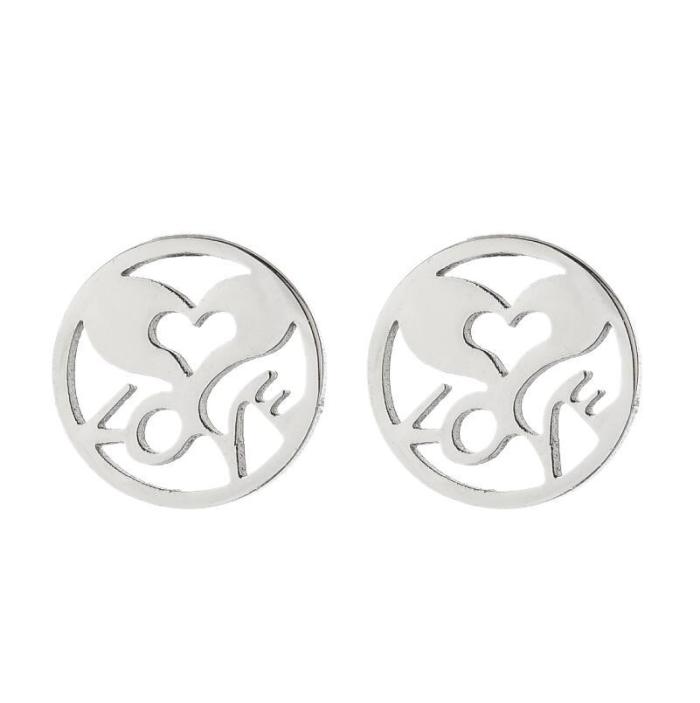 Korean Style Women's Mori Style Fresh Leaf Snowflake Weekly Earrings Ins Style Best Friend Simple Niche Ear Bone Studs