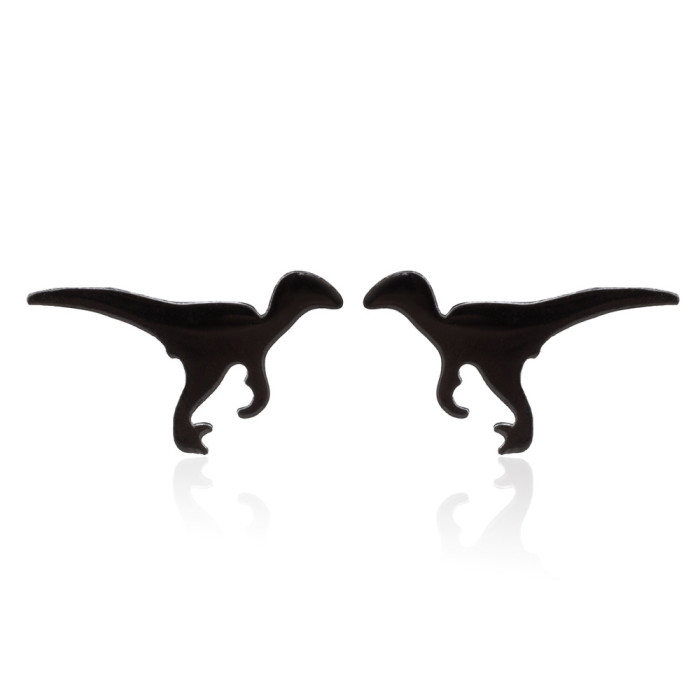 Little Dinosaur Earrings for Women Simple Elegant Fashionable Small Fresh Student Cute New Trendy Ins Personality Ear...