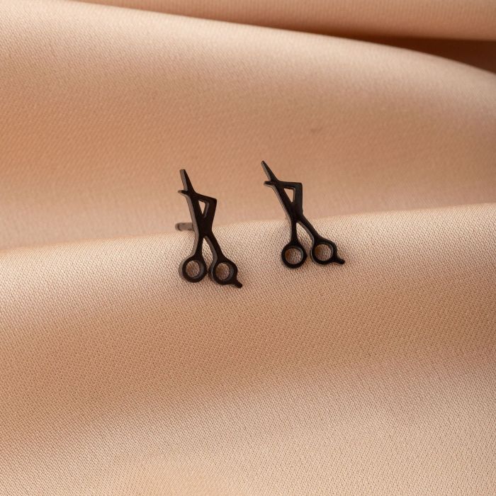 Cross-Border Korean Version Stainless Steel Small Animal Earrings Ins Girls Cute Butterfly Rabbit Asymmetric Cat Fish Earrings