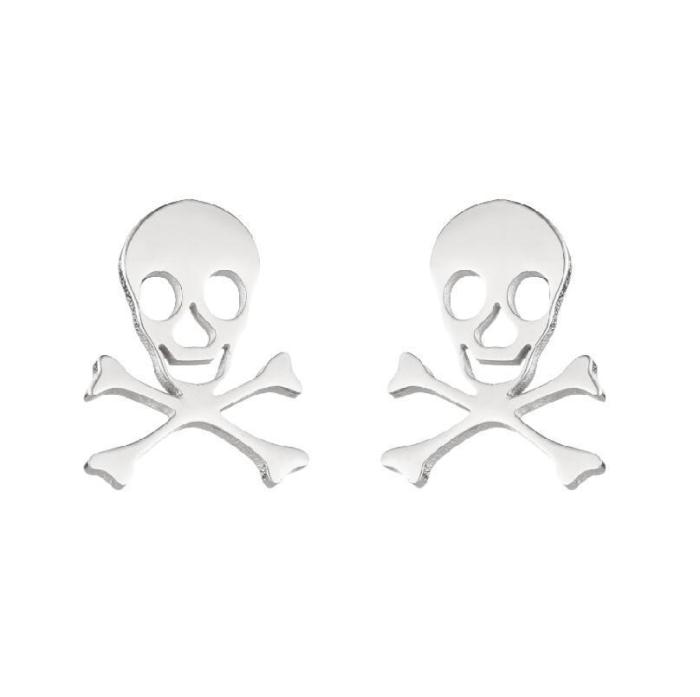 European and American Cross-Border Ear Jewelry Simple Style Fashion Halloween Pumpkin Ghost Skull Spider Web Earrings Wholesale