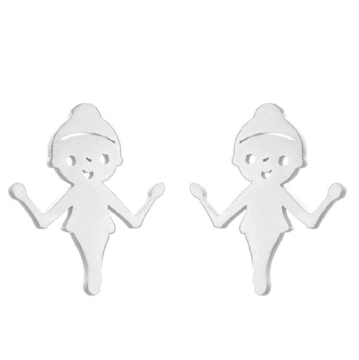 Compact Spring Summer New Stainless Steel Sports Series Earrings Ins Fashion Baseball Football Earrings In Stock Wholesale