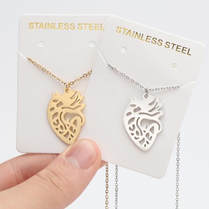 French New Style Pattern Pendant Necklace Fresh Ins Style Clavicle Chain Design Fashion Personality Temperament Necklace