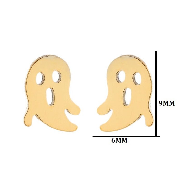Fashion Animal Earrings Ins Fashion Girl Cute Pet Cat Puppy Rabbit Fish Earrings Ghost Ear Jewelry
