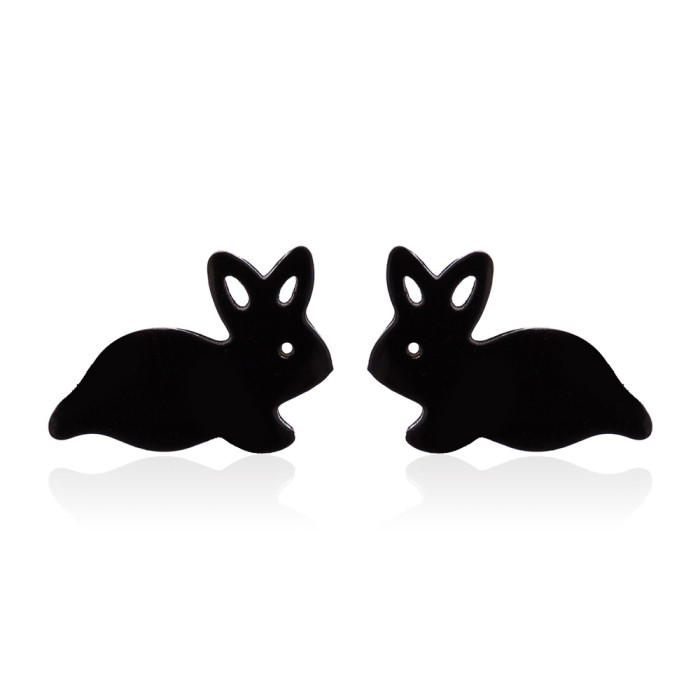 Korean Style Earrings Ins Girl Fashion Rabbit Animal Earrings Cat Accessories Christmas Birthday New Year Gifts Whole...