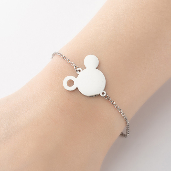 New Women's Mickey Mouse Bracelet Ins Fashion Cute Cartoon Character Bracelet Wholesale