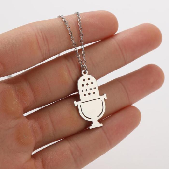 Light Luxury Niche Design Music Symbol Accordion Pendant Collarbone Chain New Style Elegant Neck Chain Wholesale, Nec...