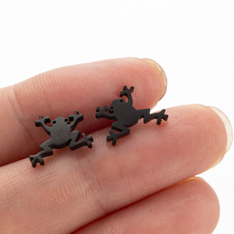 Foreign Trade Cross-Border Stainless Steel Cute Animal Earrings Ins Fashion Cat Rabbit Alpaca Pig Earrings Wholesale